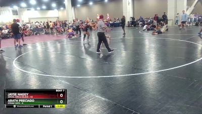 165 lbs Semis & 1st Wrestleback (8 Team) - Arath Preciado, Straw Hats vs Jayse Naggy, Social Circle Black