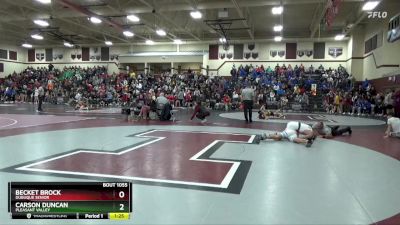 144 lbs Cons. Round 2 - Becket Brock, Dubuque Senior vs Carson Duncan, Pleasant Valley