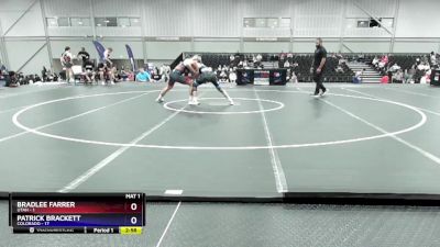 165 lbs Semis & 1st Wrestleback (8 Team) - Bradlee Farrer, Utah vs Patrick Brackett, Colorado