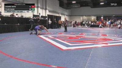 120 lbs Consi Of 8 #1 - Lazaro Soto, FL vs Tyler Sage, MI