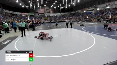 110 lbs Round Of 32 - Zadyn Brooks, Team Grand Valley Elite vs Dillon Long, Milliken Middle School