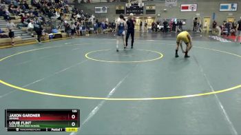 125 lbs Quarterfinal - Jaxon Gardner, Dimond vs Louie Flint, Eagle River High School