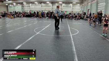 56 lbs Round 3 (6 Team) - Beau Mckeowa, Mat Assassins vs Caleb Romero, Rampage