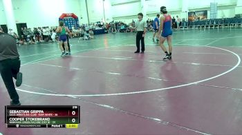 215 lbs Round 6 (16 Team) - Cooper Stokebrand, Nebraska Green Machine (Dev B) vs Sebastian Grippa, S.E.O. Wrestling Club- Team White