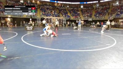 103 lbs Round Of 16 - Brennen Veverka, Claysburg-Kimmel vs Garrett Stevenson, Hickory