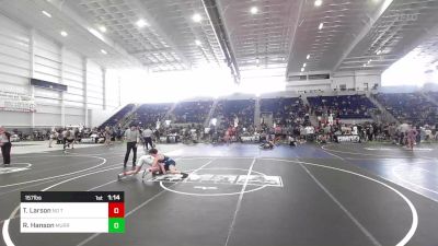 157 lbs Round Of 16 - Tildyn Larson, No Team vs Ryan Hanson, Murrieta Valley HS