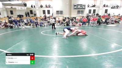 182 lbs Consi Of 8 #1 - Tyler Grady, Hingham vs Luke Steele, Sandwich