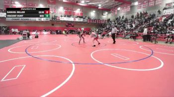 120 lbs Champ. Round 1 - Samuel Miller, Colville vs Vincent Hunt, Moses Lake