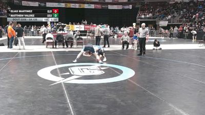 5A 126 lbs Semifinal - Matthew Valdez, Los Lunas vs Elias Martinez, Cleveland