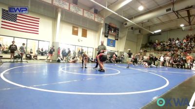 110 lbs Semifinal - Connor Richardson, Barnsdall Youth Wrestling vs Clinton Stout Jr., Keystone Wrestling Club