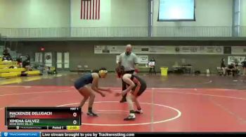 110 lbs Semifinal - Mackenzie Delugach, Taft vs Ximena Galvez, Hood River Valley