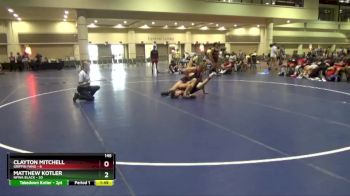 145 lbs Round 2 (10 Team) - Matthew Kotler, NFWA Black vs Clayton Mitchell, Griffin Fang