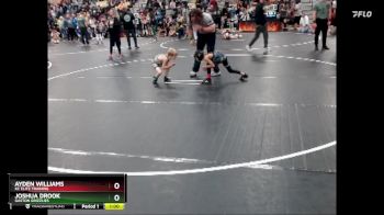 55 lbs Cons. Semi - Joshua Drook, Gaston Grizzlies vs Ayden Williams, Kc Elite Training