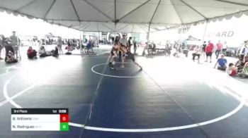 116 lbs 3rd Place - Bryce Williams, Coachella Valley WC vs Nathan Rodriguez, Betterman Elite