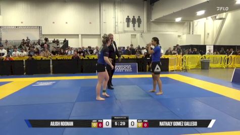 Nathaly Gomez Gallego vs Ailish Noonan 2025 World IBJJF Jiu-Jitsu No-Gi Championship