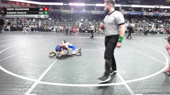 52 lbs 7th Place - Henry Bearbower, Jesup Mat Club vs Cannon Francis, Team Tulsa WC