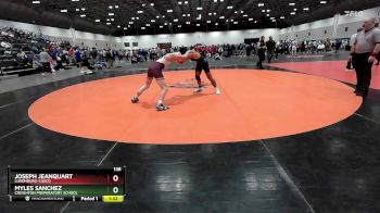 138 lbs Champ. Round 3 - Myles Sanchez, Creighton Preparatory School vs Joseph Jeanquart, Luxemburg-Casco