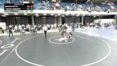 105 lbs Semifinal - Ashley Hammond, Unattached vs Angelina Nettey, Unattached