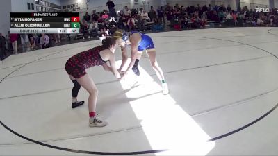 117 lbs Cons. Round 2 - Allie Oligmueller, West Holt vs Myia Hofaker, Minden Wrestling Club