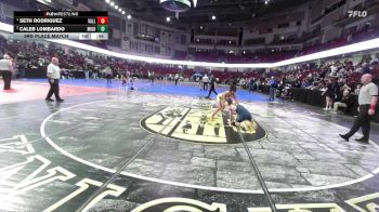 106 lbs 3rd Place Match - Seth Rodriguez, Vallivue vs Caleb Lombardo, Middleton