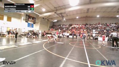 88 lbs Quarterfinal - Jaxon Roller, Raw Wrestling Club vs Kacy Purmal, Tiger Trained Wrestling
