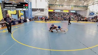 106 lbs Champ. Round 1 - DonRognay Leme, Seaford H S vs Austen Decker, Sussex Central H S