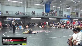 138 lbs Quarters & 1st Wb (16 Team) - Vayden Moore, Ground Zero WC vs Reese Thorn, Assassins Pink