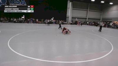 150 lbs Cons. Rd Of 32 - Anthony Parton, Cory Clark Wrestling vs Jake Colleran, Izzy Style Wrestling