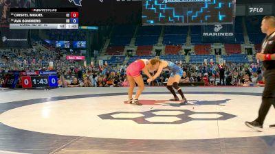 125 lbs Cons. Rd Of 16 - Cristel Miguel, CT vs Ava Sommers, OH