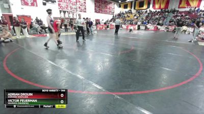 144 lbs 7th Place Match - Adrian Drouin, Harvard Westlake vs Victor Feuerman, Valencia (Valencia)