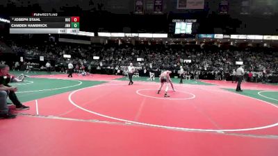 128 lbs Cons. Round 3 - Joseph Stahl, BUC2 vs Camden Hambrick, JMN3