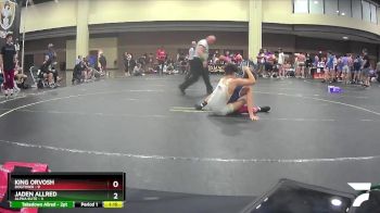 130 lbs Round 5 (6 Team) - Jaden Allred, Alpha Elite vs King Orvosh, Dogtown