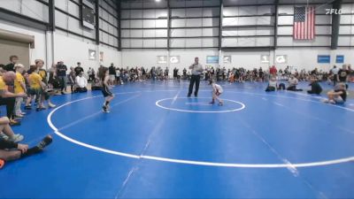 50 lbs Round 2 (6 Team) - Cash Garland, GREAT BRIDGE WRESTLING CLUB vs Grayson Patton, NC LEGEND
