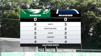 Replay: Brandeis vs Babson | Sep 2 @ 4 PM