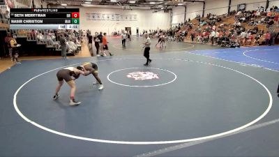 133 lbs Champ. Round 2 - Seth Merryman, Baldwin Wallace vs Nasir Christion, Manchester