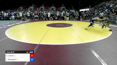 144 lbs Cons 32 #1 - Caleb Lavine, LA vs Leo Mongiello, NY