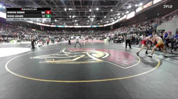 126 lbs Cons. Round 2 - Rigdon Green, Madison vs Ridge Adams, Teton