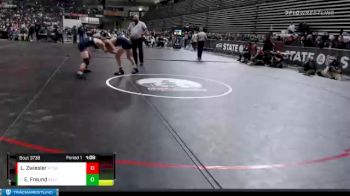 3A 132 lbs Semifinal - Ethan Freund, Kelso vs Luke Zwiesler, Mt. Spokane