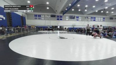 84 lbs Semifinal - Andy Villalobos, Monster Garage Wrestling vs Kingston Mercurio, World Team Training Center