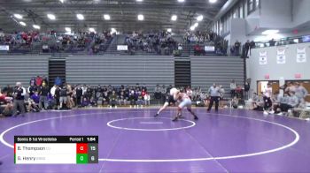 195 lbs Semis & 1st Wrestleback (8 Team) - Bonnie Thompson, Center Grove vs Gunner Henry, Brownsburg