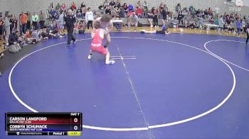 190 lbs Round 3 - Carson Langford, Dallas Mat Club vs Corbyn Schumack, SOUTH MEDFORD MAT CLUB