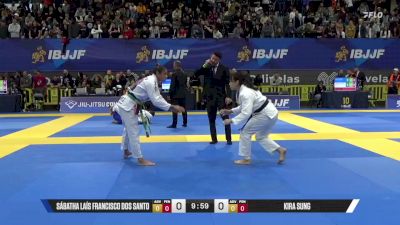 Kira Sung vs Sábatha Laís Francisco Dos Santo 2025 European Jiu-Jitsu IBJJF Championship