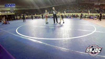 75 lbs Quarterfinal - Dax Williams, Weatherford Youth Wrestling vs Henly Van Winkle, Amped Wrestling Club