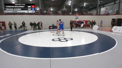 87 lbs Semis - Aydin Rix McElhinney, Army (WCAP) vs Michael Altomer, NYAC