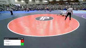 126 lbs Quarterfinal - Tyler Feeley, New Plymouth vs Thomas Turner, Aloha High School