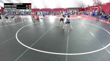 162-163 lbs Round 2 - Brayden Felice, Oswego East vs Mitchell Elsing, Reedsburg