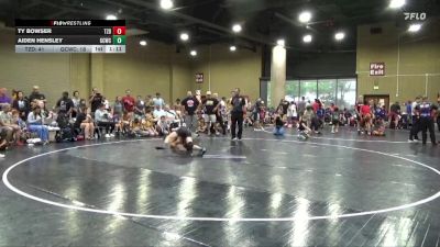 116 lbs Round 1 (6 Team) - Aiden Hensley, Gulf Coast WC vs Ty Bowser, Tasmanian Devils
