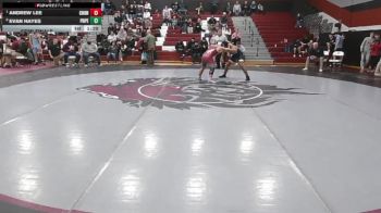 145 lbs Semifinal - Andrew Lee, Church Farm School vs Evan Hayes, Pope John Paul II