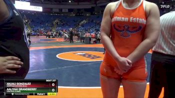 235 lbs Quarterfinal - Aaliyah Grandberry, Chicago (Curie) vs Anjali Gonzalez, Hoffman Estates (H.S.)