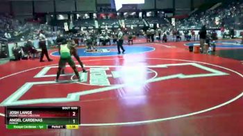 1 lbs Quarterfinal - Josh Lange, Mount Pisgah Christian vs Angel Cardenas, Dublin